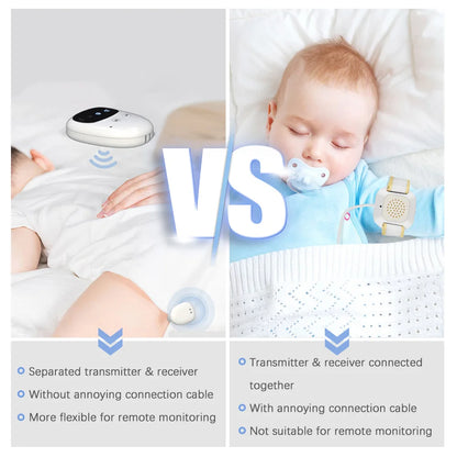 Wireless Bedwetting Alarm with Receiver - Pee Alarm for Kids, Potty Training & Elder Care (10-20M Range, Vibration Reminder)