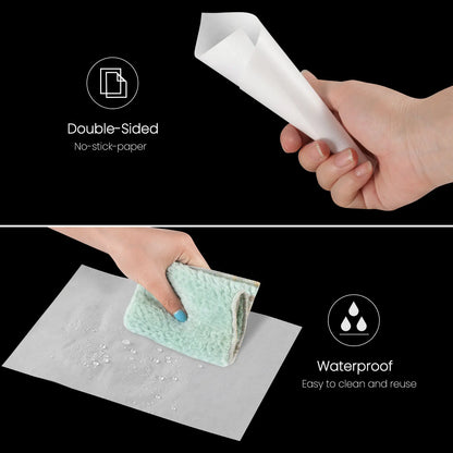 220 Sheets Diamond Painting Paper – Double-Sided Non-Stick Cover Replacement for 5D Diamond Painting Accessories
