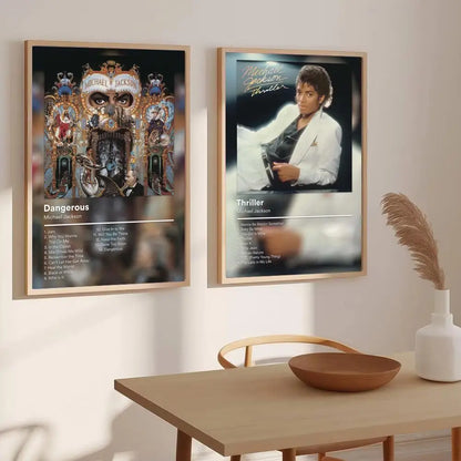 Michael Jackson Aesthetic Wall Art Poster - Modern Music Legend Print for Bedroom, Living Room & Office Decor