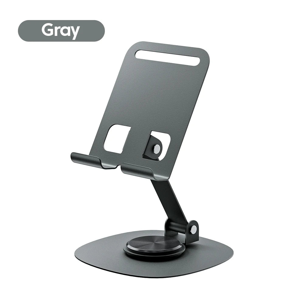 Olaf Rotating Cell Phone Holder - Adjustable Desktop Stand for iPad, Samsung & iPhone 15/14/13
