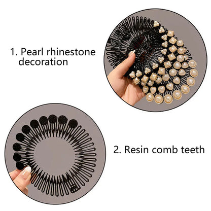 Children's Y2K Star Colorful Hair Accessories Set - Hair Comb, Headband, Clips - Cute Bunny Headdress for Princess Girls