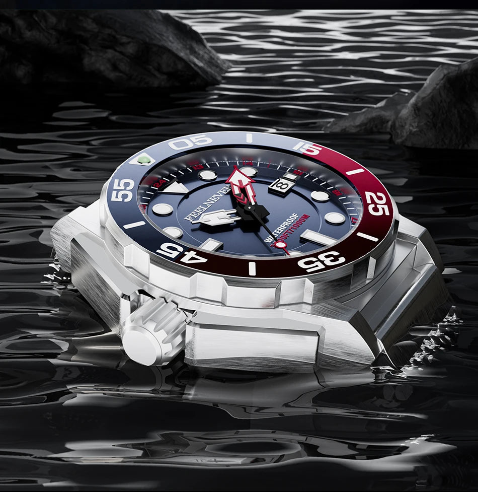 FeelNever Luxury Automatic Watch for Men – Fashion Business & Military Mechanical Waterproof Wristwatch