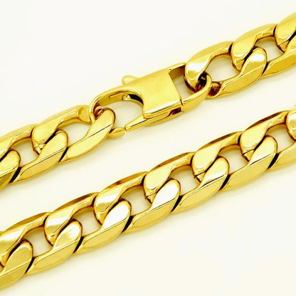 Men's & Women's Curb Chain Bracelet - 6/8/10/12mm, 8-Inch Punk Hip-Hop Stainless Steel Bracelet, Jewelry Gift