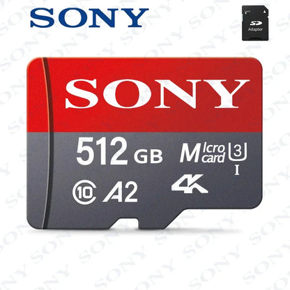 SONY 1024GB Micro SD Card – Class 10 High-Speed A2 TF Flash Memory for Xiaomi, Camera, Phone & Drone, 4K Ultra-HD Video