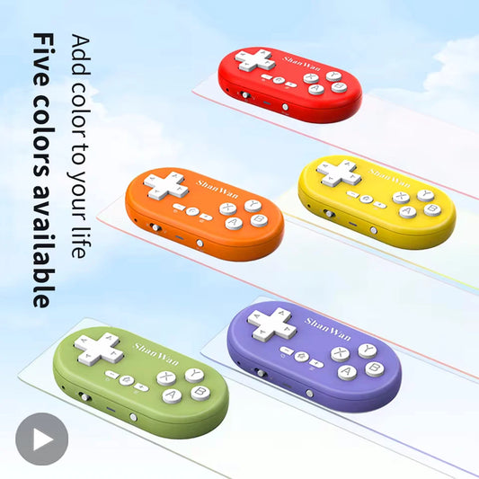 Mini Bluetooth Gamepad Controller – Wireless Gaming Joystick for iPhone, Android, PS4/PS3, Switch, Xbox, PC & TV Mobile Game Pad