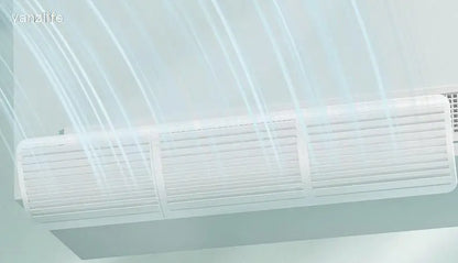Central AC Air Conditioner Outlet Baffle – Universal Duct Windshield Deflector, Anti-Direct Blowing Grille