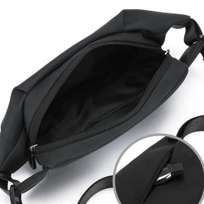 Men’s Minimalist Waterproof Waist Bag - Stylish Crossbody Fanny Pack for Running, Jogging, and Outdoor Sports