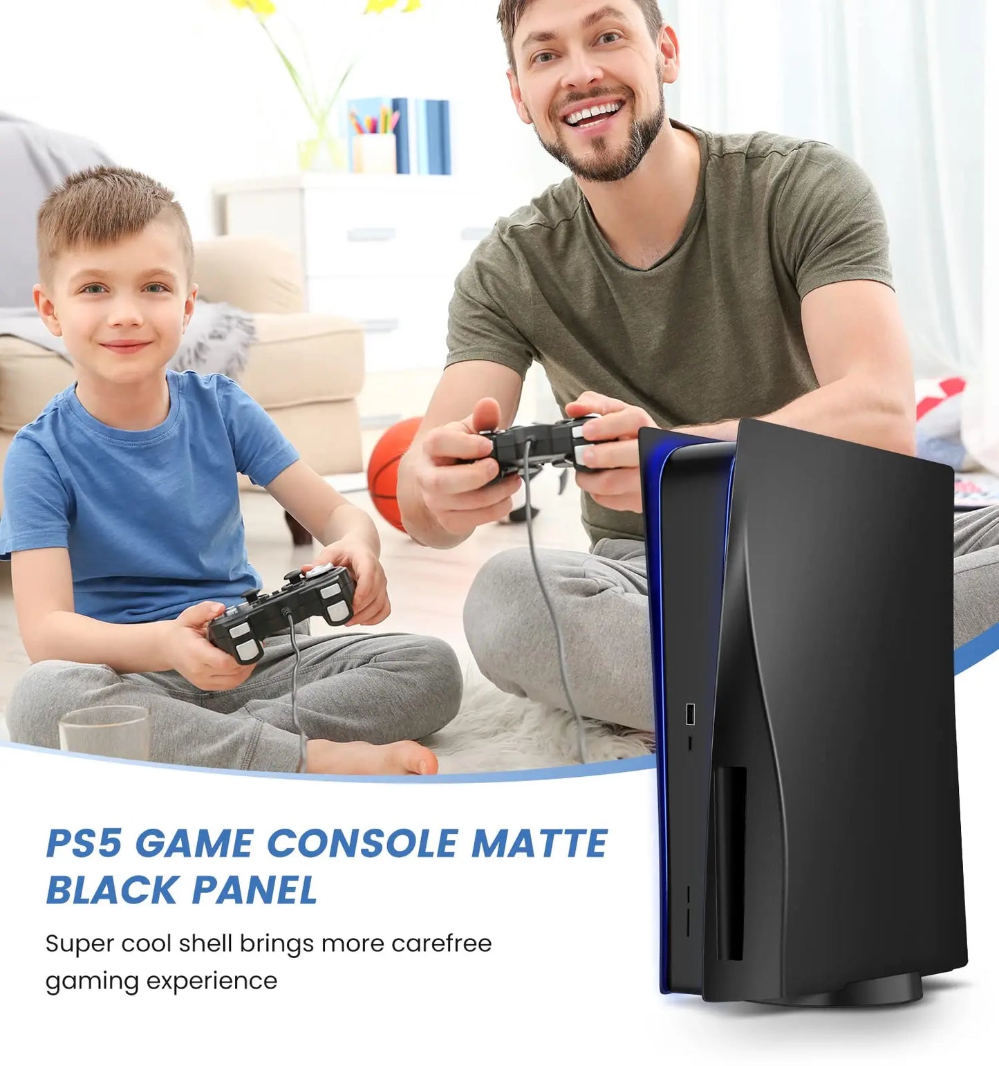 Custom PS5 Faceplate Cover – Hard Shell Replacement Plate Case Skin for PlayStation 5 Disc Console