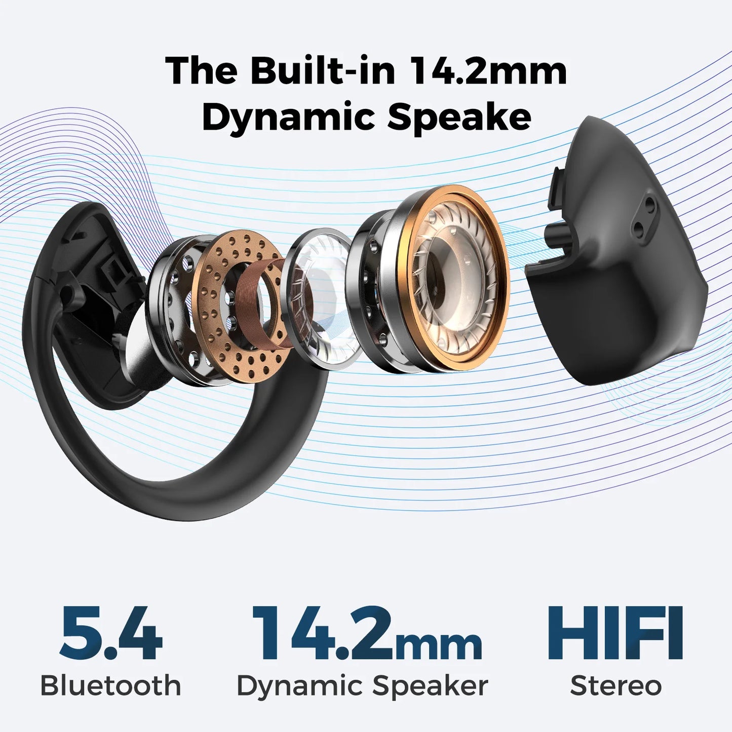 MINISO X15Pro AI Translator Earbuds — Bluetooth Wireless Sports Headphones, Waterproof HD Call Earphones with Mic