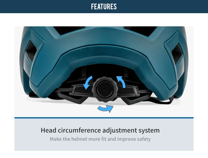 BATFOX Men's Cycling Helmet – MTB Mountain Bike Racing Helmet, Speedframe Casco para Bicycle