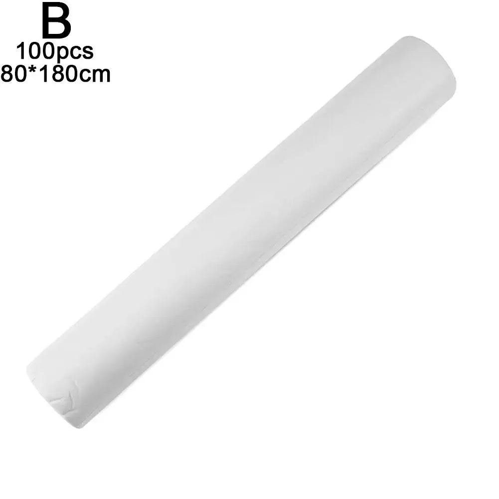 50/100PCS Disposable Bed Sheets - Non-Woven Massage Table & Beauty Salon Sheets, 70x53cm for Spa & Tattoo
