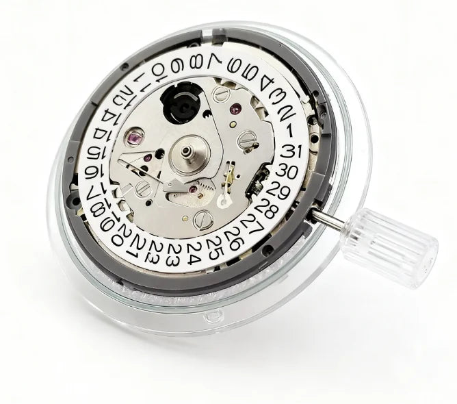Genuine NH35A Automatic Mechanical Watch Movement – High Accuracy 24 Jewels Self-Winding Replacement Module with 3 O’Clock Date Function