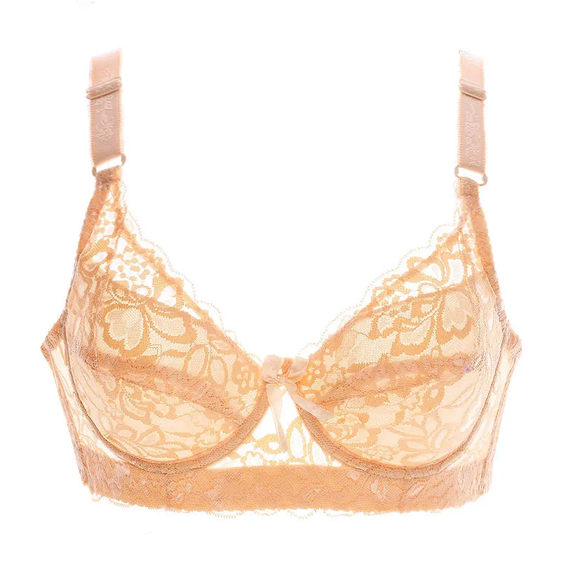 Women’s Plus Size Lace Push-Up Bralette – Sexy Support Bra for 80CD–105CD (42D–46D) Comfortable Intimates Lingerie