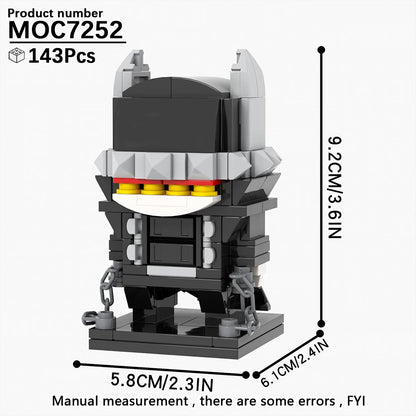 MOOXI Movie Series MOC BrickHeadz Building Blocks Set – DIY Educational Toy for Kids