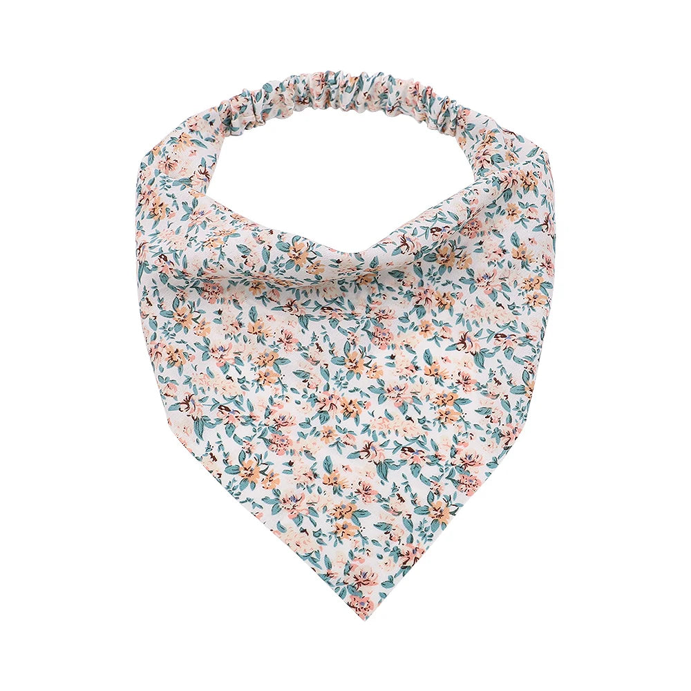 Vintage Boho Suede Headbands for Women – Soft Solid Print Cross Knot Elastic Hairbands & Bandanas for Girls