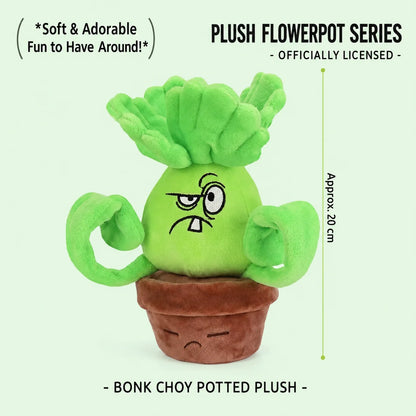 Plants vs. Zombies 2 Plush Toys - Sunflower and Peashooter Potted Plant Dolls, Soft Pillow Toys and Gifts for Teens