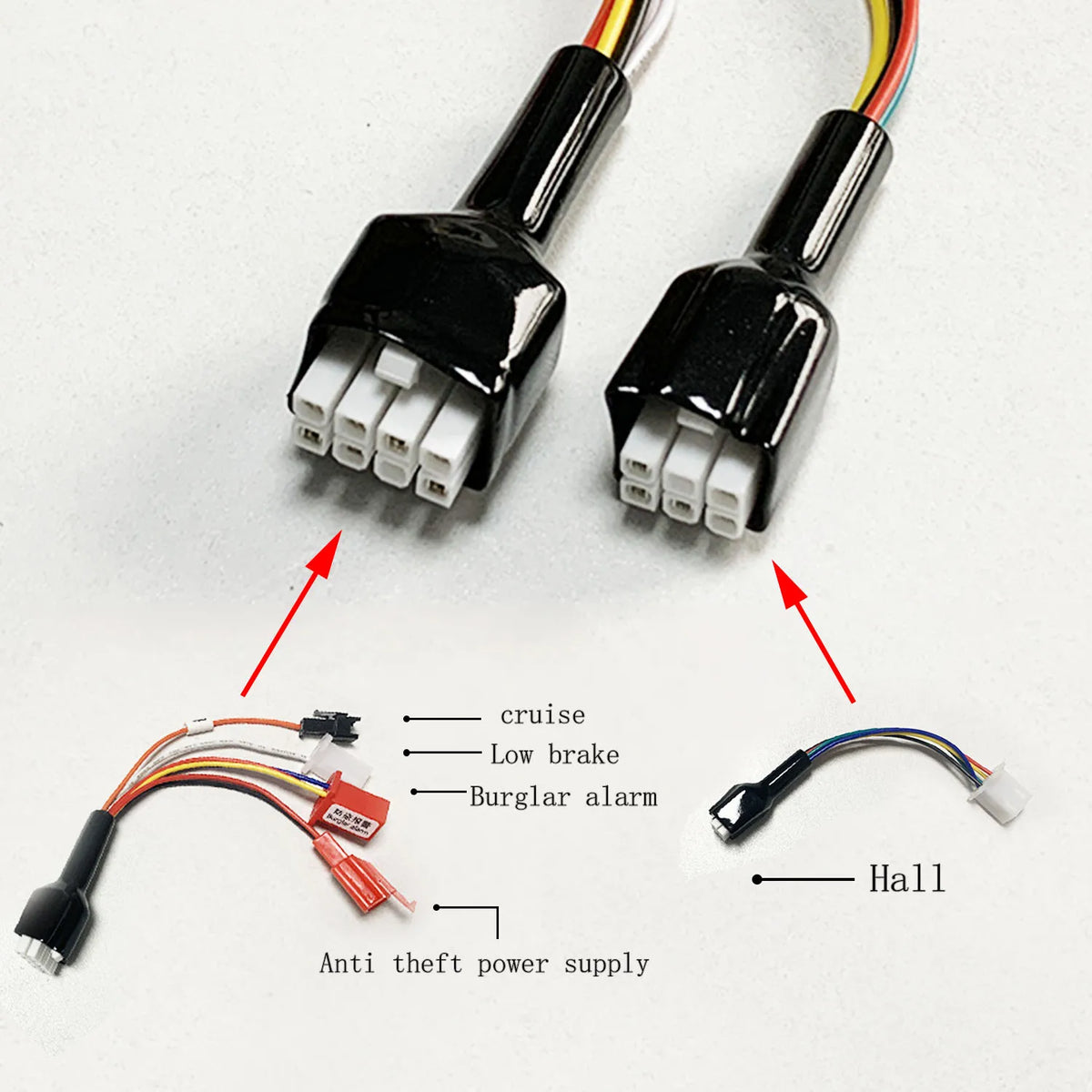 Sine Wave E-Bike Motor Controller - 48V–72V 2000W–3000W Brushless Scooter Controller