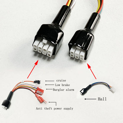 Sine Wave E-Bike Motor Controller - 48V–72V 2000W–3000W Brushless Scooter Controller