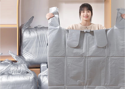 10PCS Large Plastic Storage Bags — Thick Moving & Organizer Bags for Clothes, Toys, Bedding, Duvets