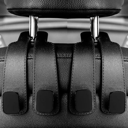 Car Headrest Hooks Hanger – Seat Back Bag Organizer Clips Auto Storage Fastener Hooks