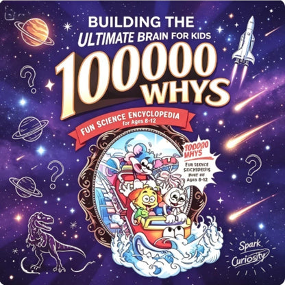100000 Whys Science Book for Kids - Critical Thinking STEM Educational Book for Ages 6-12