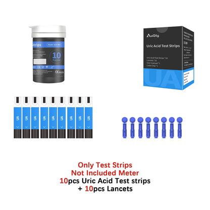 3-in-1 Multifunction Cholesterol, Uric Acid, and Blood Glucose Meter – Diabetes, Gout, and Blood Sugar Monitor with Test Strips