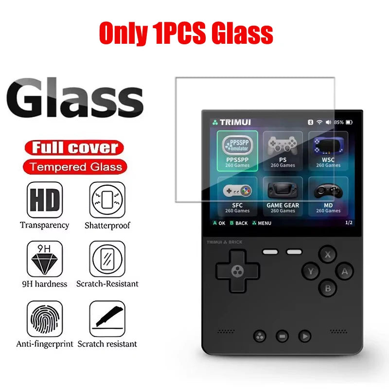 Trimui Brick Screen Protector EVA Case – Portable Cover for TG3040 Tempered Glass Film Accessories