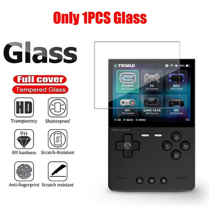 Trimui Brick Screen Protector EVA Case – Portable Cover for TG3040 Tempered Glass Film Accessories