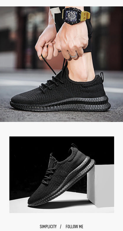 2022 Men’s Sneakers — High-Quality Breathable Gym & Casual Walking Shoes, Lightweight Plus-Size Footwear Zapatillas Hombre