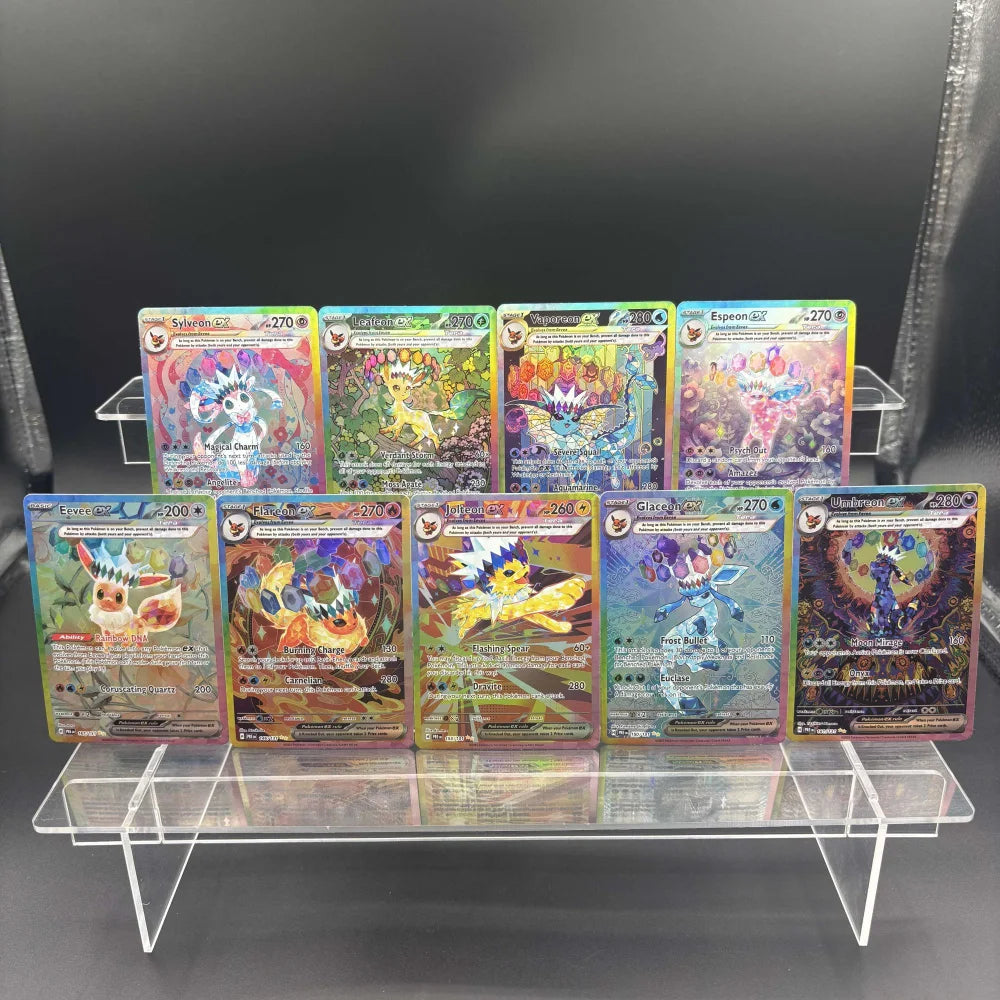 DIY PTCG 2025 Umbreon EX Special Illustration Card — Rare Self-Made Single Anime Game Card, Classic Collectible Gift Toy
