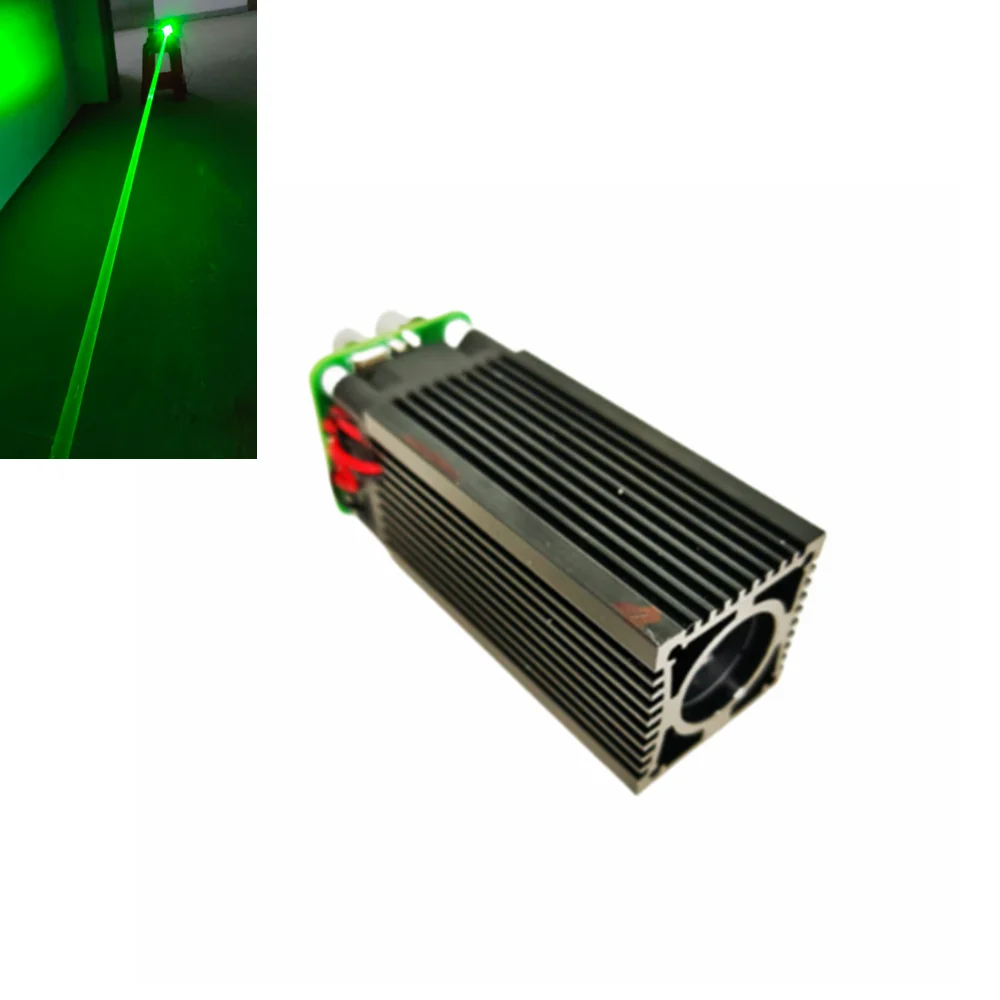 520nm Green Laser Module - Coarse Beam 300mW/800mW/1000mW Laser Light Warning Module