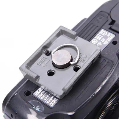 Camera Tripod Quick Release Plate - 200PL-14 Aluminum Mount Compatible with Manfrotto Accessories
