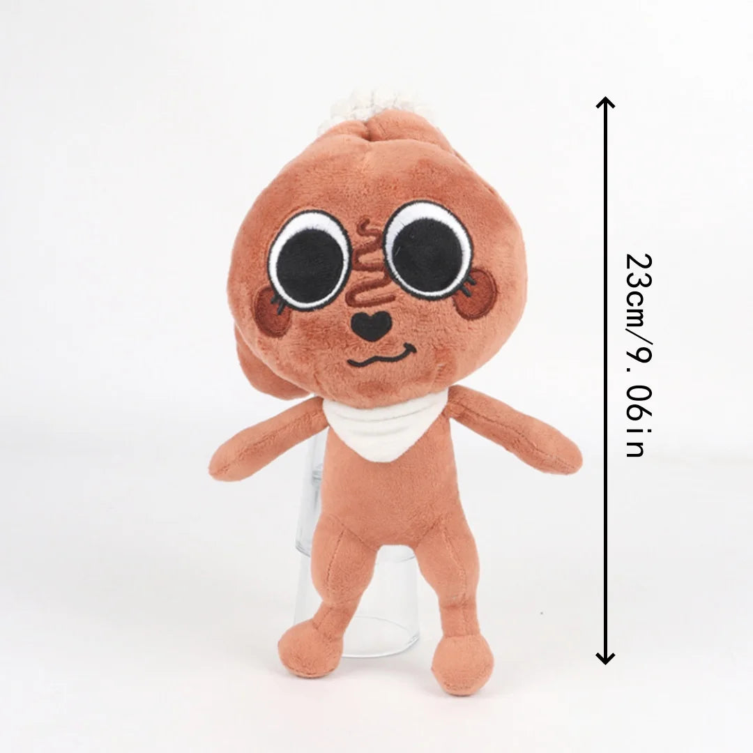 Kawaii Dandy's World Plush Toys – Twisted Eggson Painted Pattern Game Peripheral for Kids, Birthday & Xmas Gift