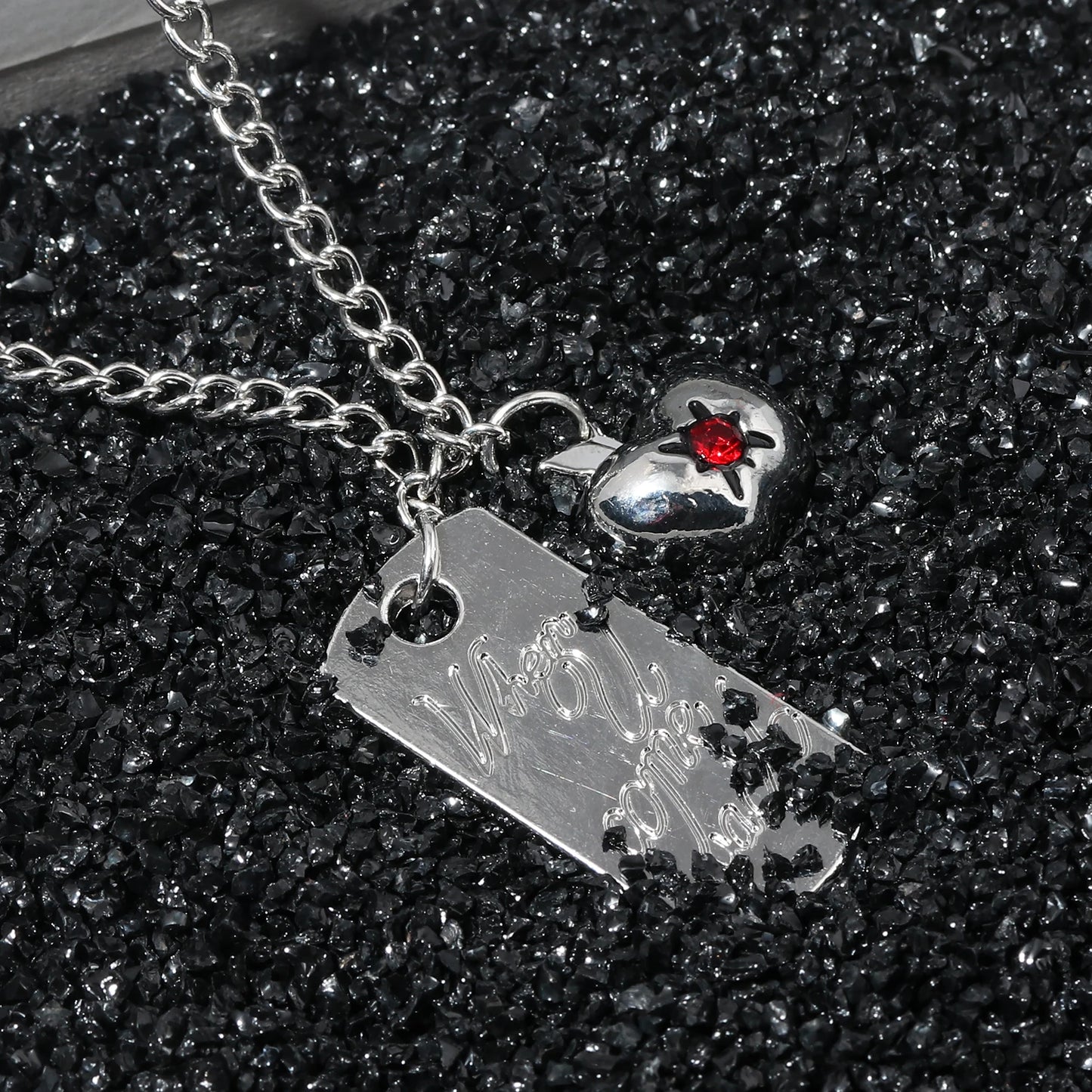 Love and Deepspace Caleb Necklace Set - 2Pcs Game Inspired Pendant & Keychain Jewelry Accessories Gift