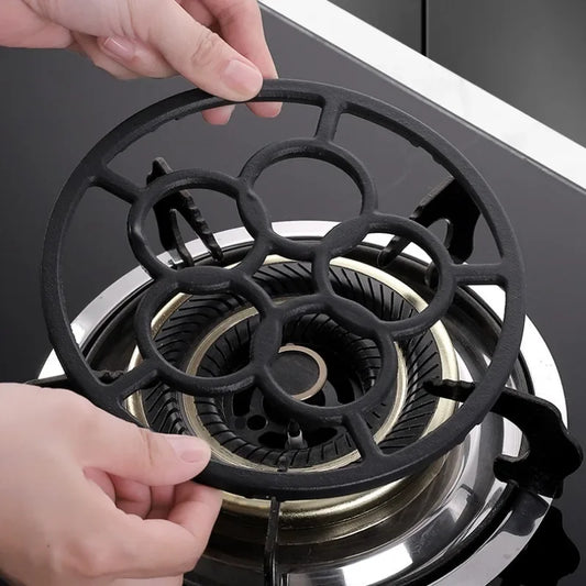 Universal Kitchen Gas Stove Stand – Anti-Slip Pot Holder & Cooktop Rack for Small Milk Pots