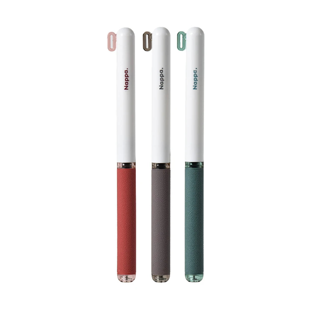 3-Piece Neutral Pens - Black Ink Student Writing Pens with Comfortable Grip