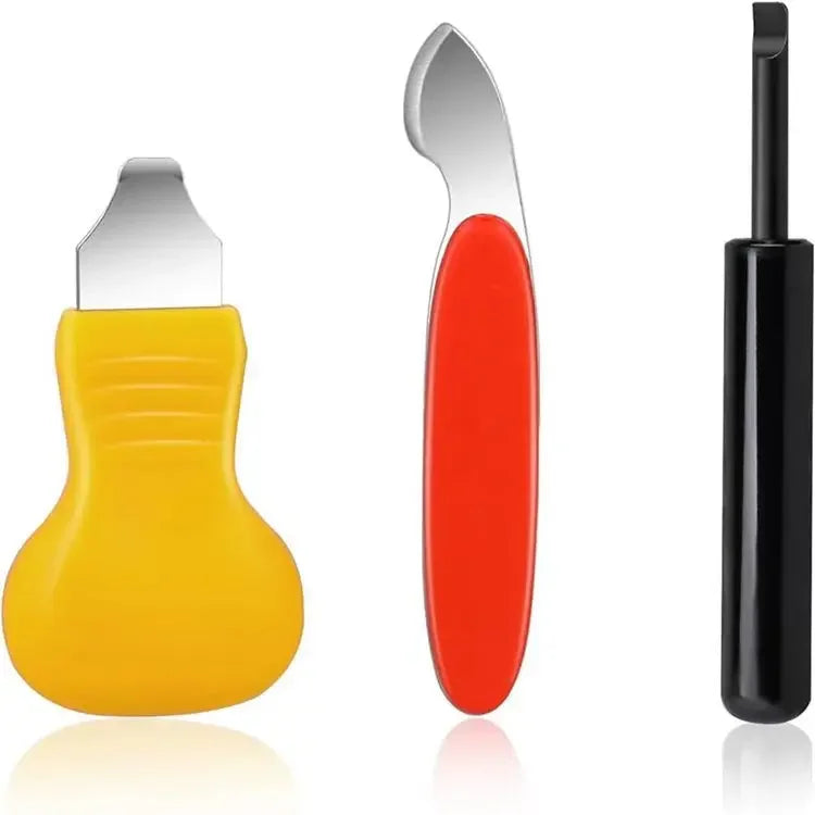 3-Pack Watch Repair Tool Kit – Case Opener Knife & Back Cover Pry Remover for Battery Replacement