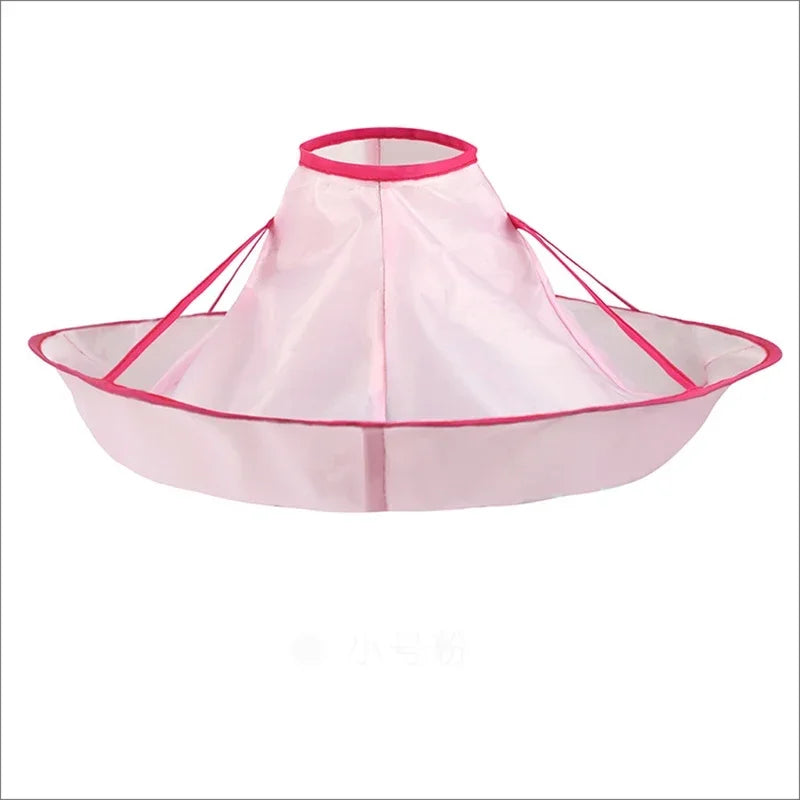 Kids Haircut Cape – Reusable Foldable Hair Cutting Apron with Hair Catcher for Home Hairdressing
