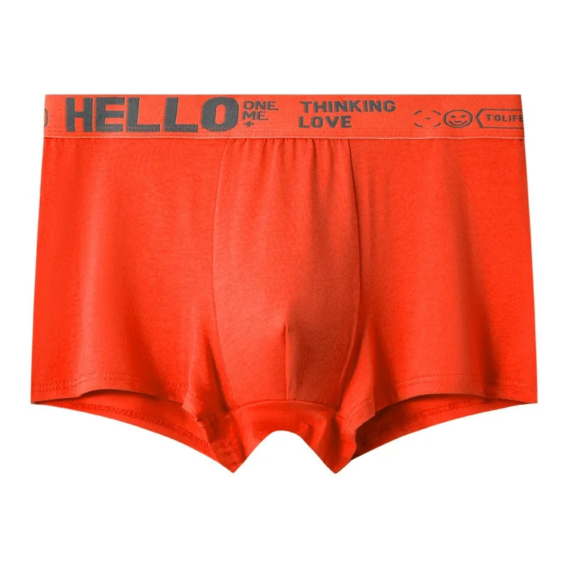 1/5PCS Men's Breathable Underwear – Comfy, Quick-Drying Stretchy Boxer Trunks, Sexy & Trendy Boxer Panties