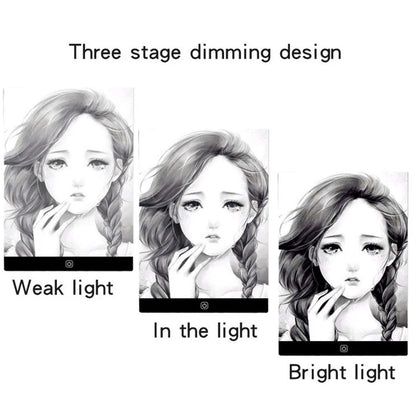 A4 Dimmable LED Drawing Copy Pad Board - Educational Children's Toy for Painting & Creativity - Unique Gifts for Kids' Growth and Playmates