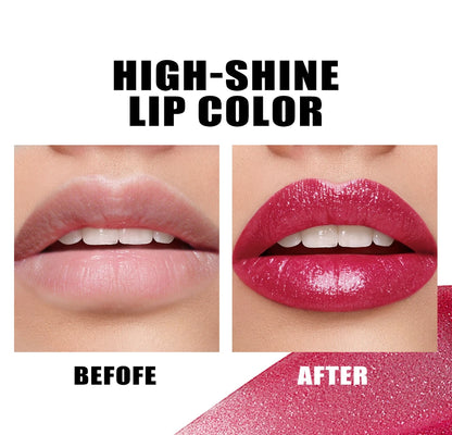 Diamond Pearlescent Lipstick – Waterproof, Long-Lasting Matte Velvet Lipstick with Non-Stick Shine for Sexy Red Lips          Ask ChatGPT