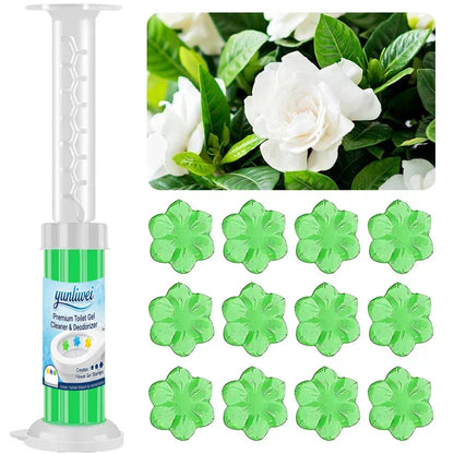 Yunliwei Toilet Cleaner Gel Stick - Long-Lasting Fragrance, Deodorizing Toilet Cleaning Gel for Fresh Bathroom Care