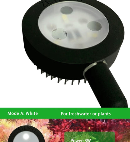 Zetlight M1 LED Aquarium Light – Full Spectrum Nano LED Lamp for Saltwater Marine Fish Tanks, Coral Reefs & Plants