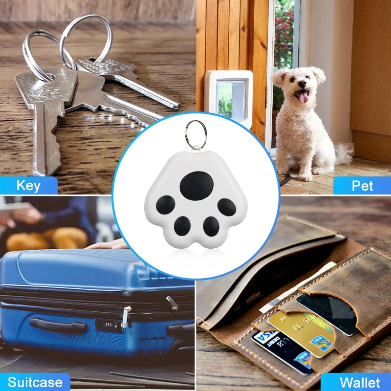 Mini GPS Bluetooth Tracker - Smart Anti-Lost Key, Bag, Kids & Pet Locator for iOS and Android