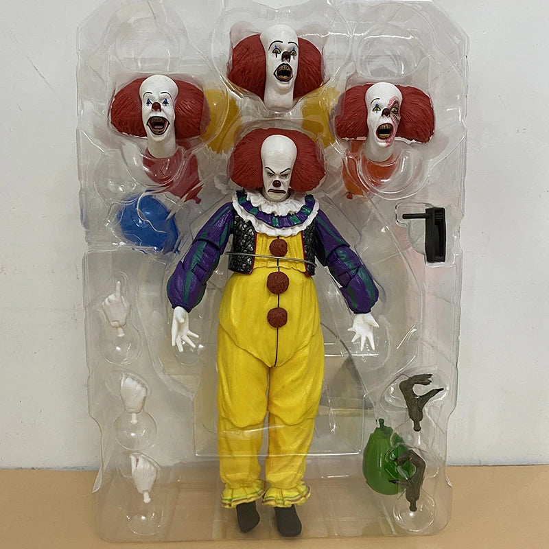 NECA Joker & Stephen King Pennywise Clown Action Figures – Halloween Decoration Gift Toys