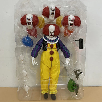 NECA Joker & Stephen King Pennywise Clown Action Figures – Halloween Decoration Gift Toys