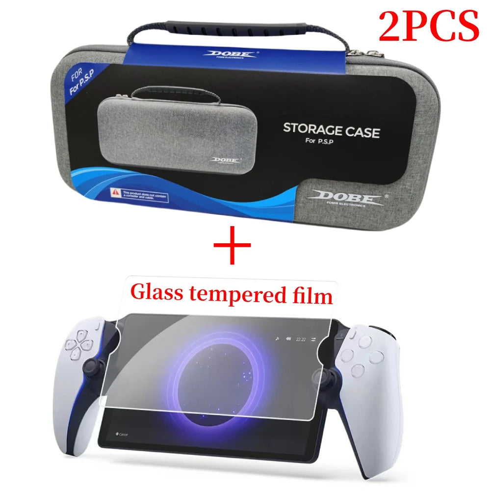 Sony PS5 PlayStation Portal Carrying Case – Shockproof Protective Travel Storage Bag for PS Portal Accessories