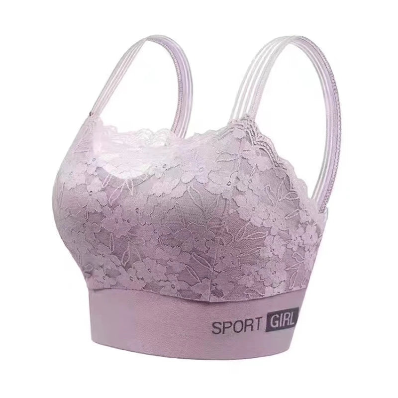 Women’s Sexy Lace Seamless Bra — Large Size Comfortable Breathable Sports Sleep Tube Top