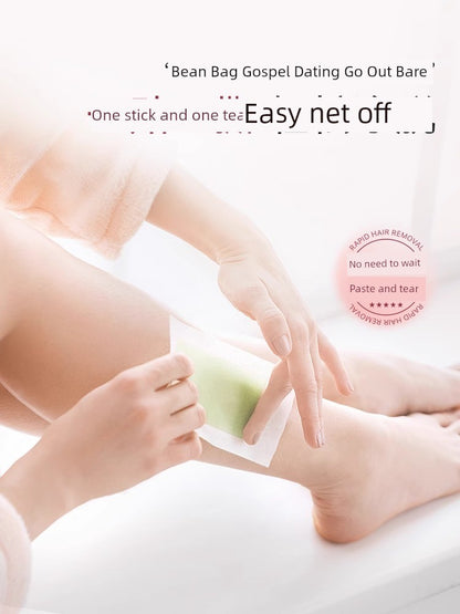 Mayllie Hair Removal Wax Paper & Depilatory Cream for Legs, Face & Body – Gentle, Temporary Hair Removal for Women
