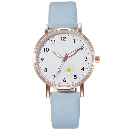 Luxury Luminous Retro Women’s Quartz Watch – Leather Strap Ladies Wristwatch